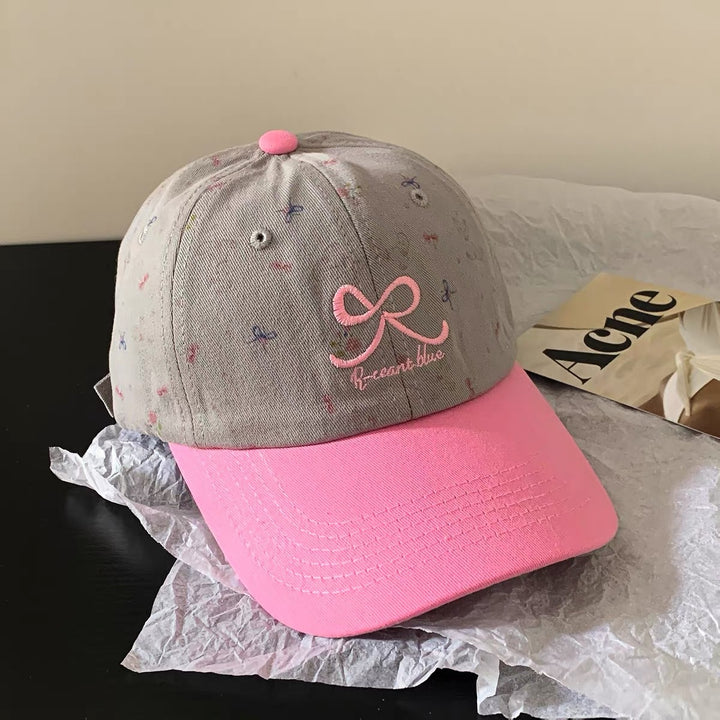 Floral Embroidered Adjustable Baseball Cap