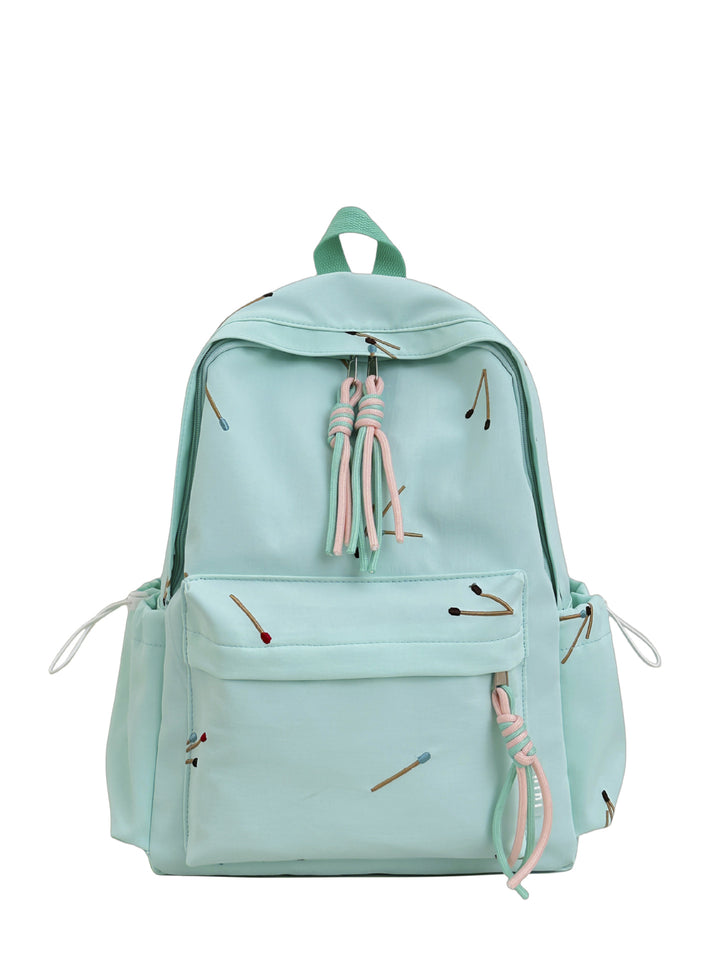 Embroidered Casual Backpack Bowlift