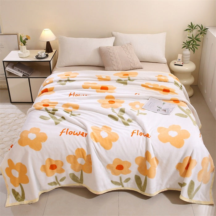 Women soft plush blanket with playful design Bowlift