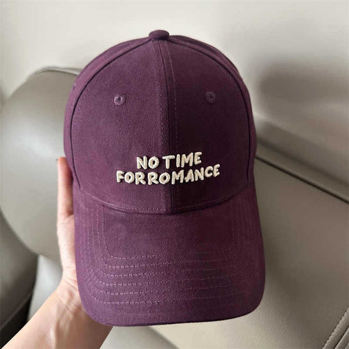 Women's Casual Cap with Motivational Embroidery Bowlift