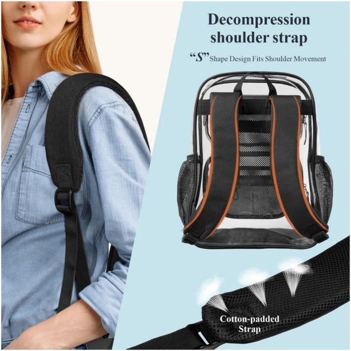 Transparent school backpack Bowlift