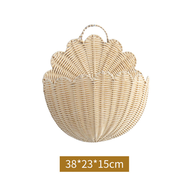 Handcrafted Basket in Shell Design Bowlift