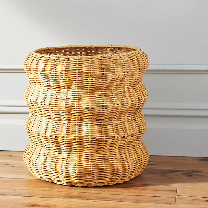Decorative Woven Storage Basket Bowlift