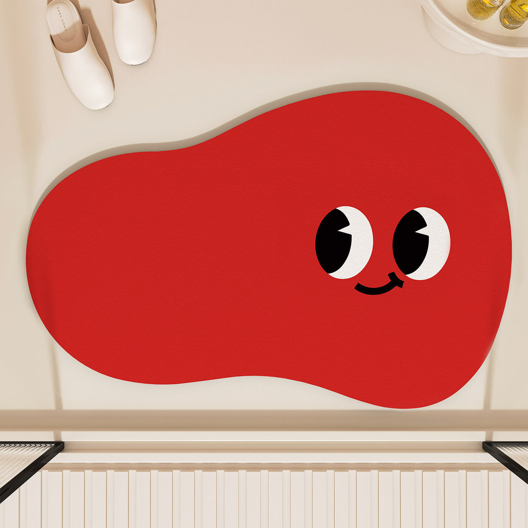 Playful Cloud-Shaped Bath Mat Bowlift