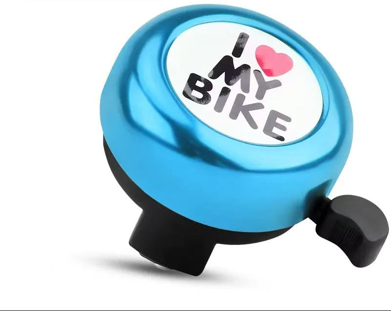 compact stainless steel handlebar bell with quick-release thumb lever Bowlift