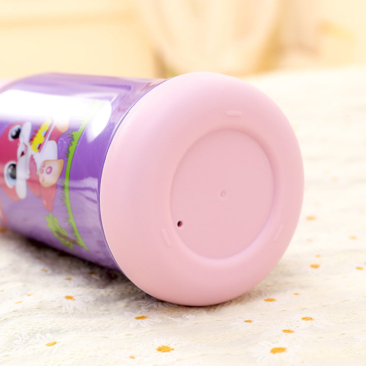 Women's Insulated Water Bottle with Playful Bunny Design Bowlift