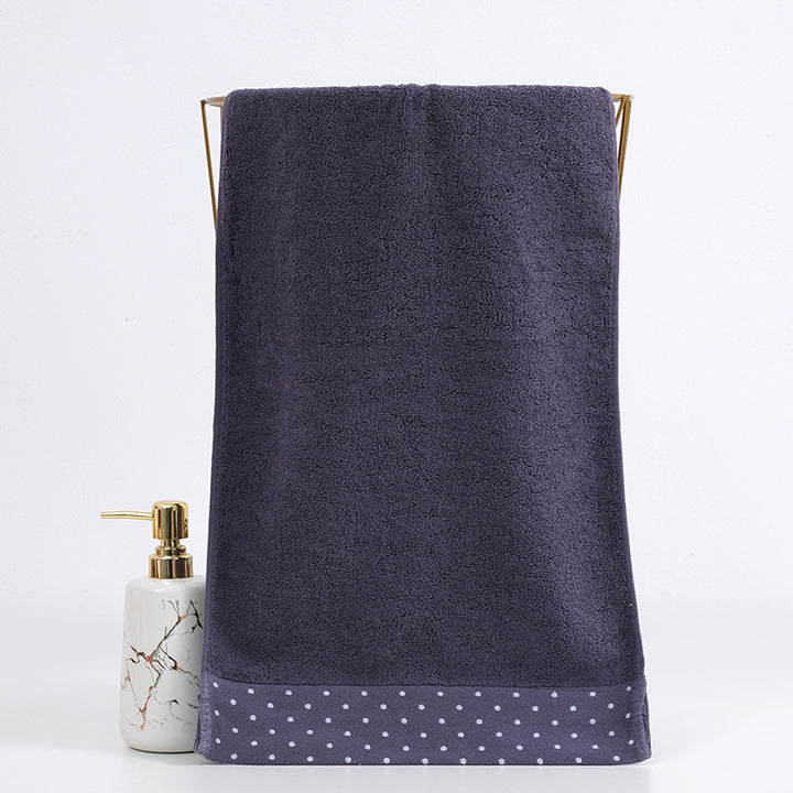 Terry Towel With Stylish Polka Dot Design Bowlift