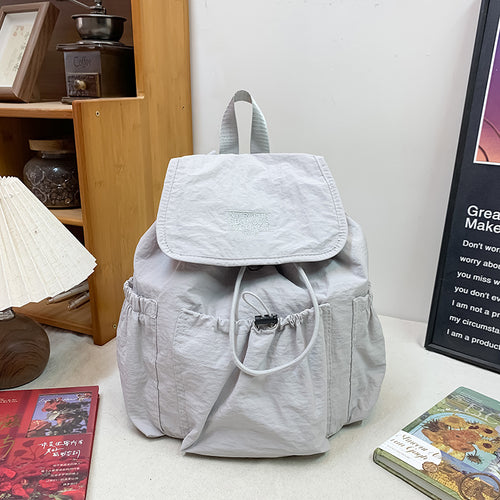 Stylish Multi-Pocket Drawstring Backpack