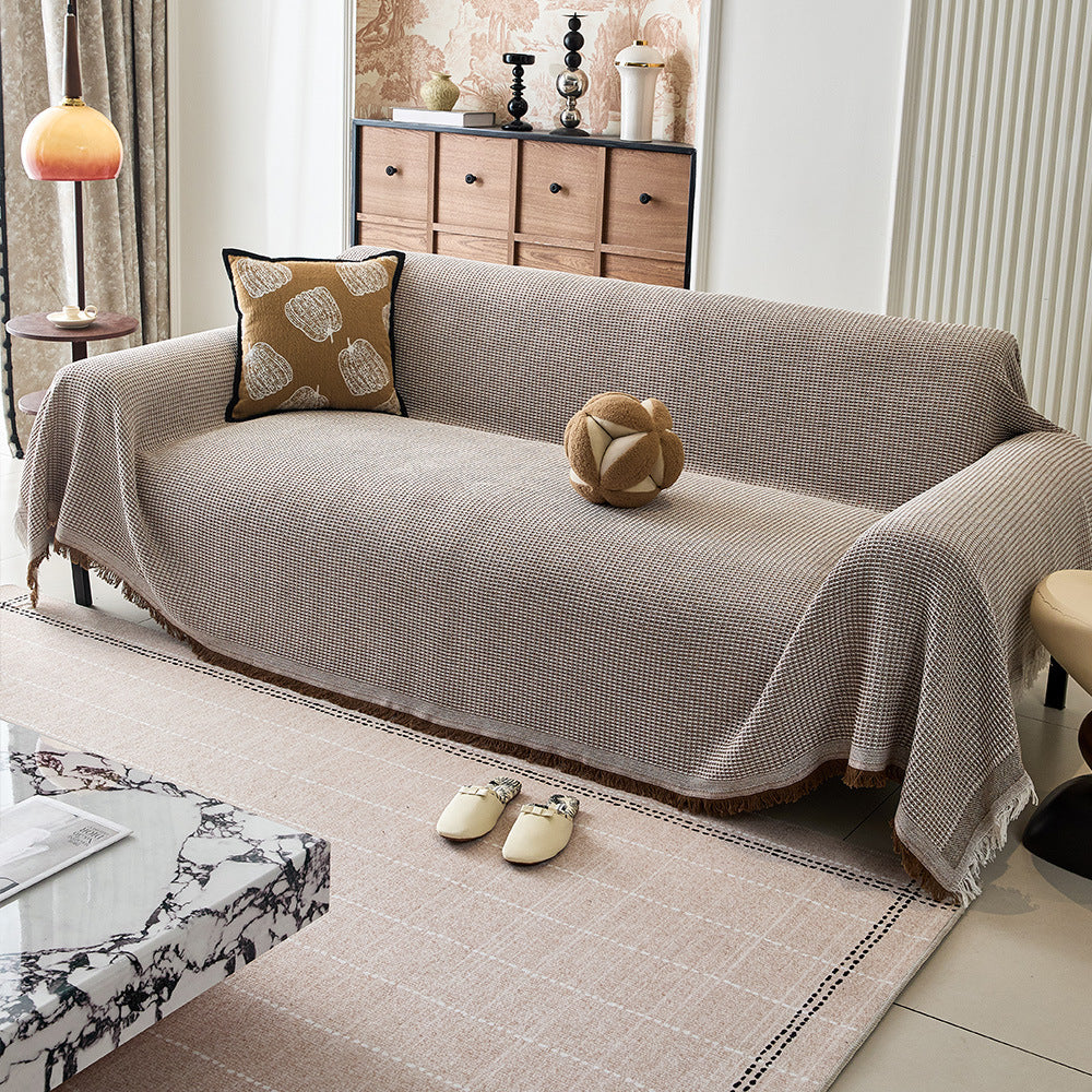 Soft Woven Sofa Throw Blanket