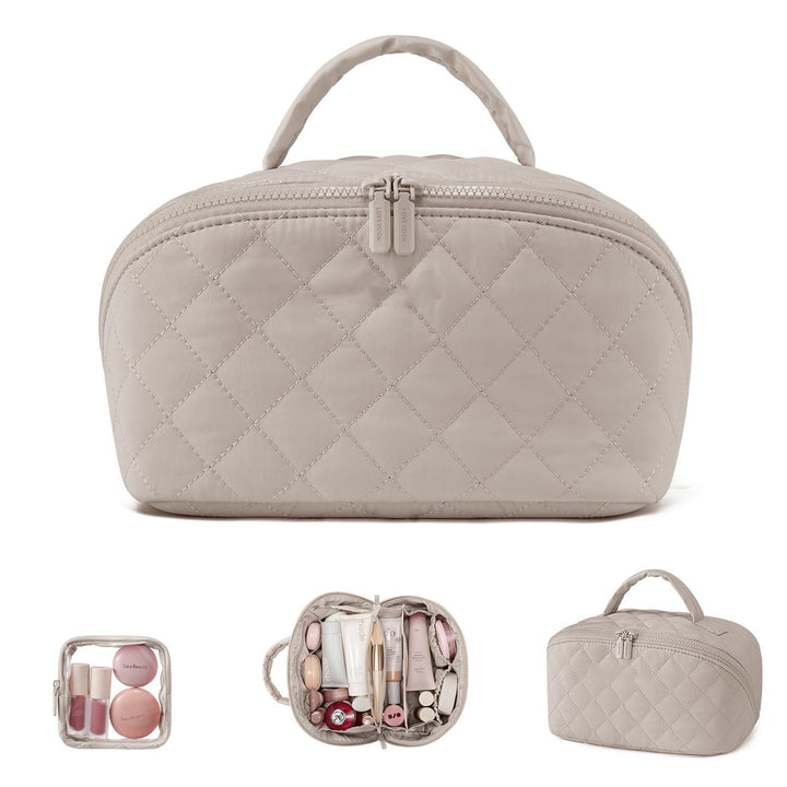 Cosmetic Storage Bag with Structured Design Bowlift