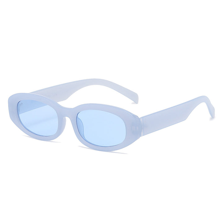 Ladies fashionable sunglasses in minimalist oval design Bowlift