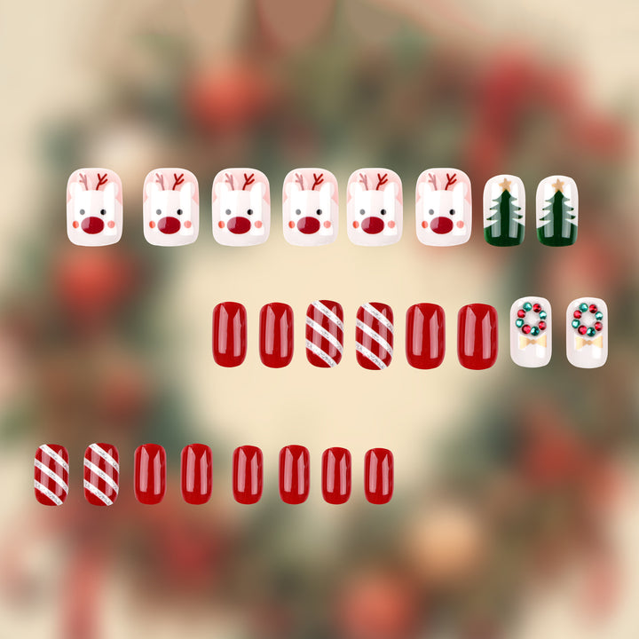 Creative Christmas Nail Art Bowlift