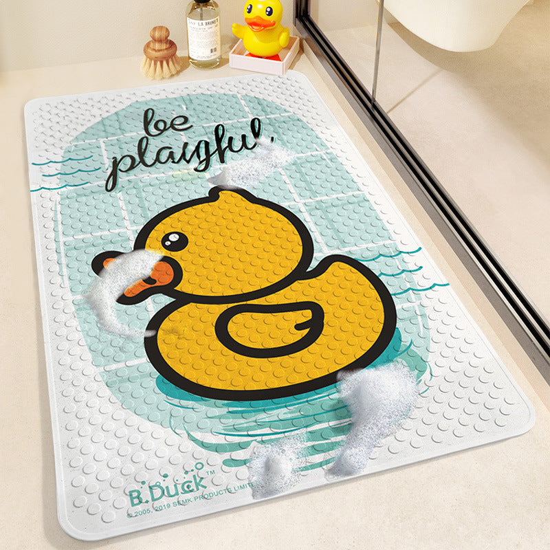 Playful Cartoon Shower Mat Bowlift