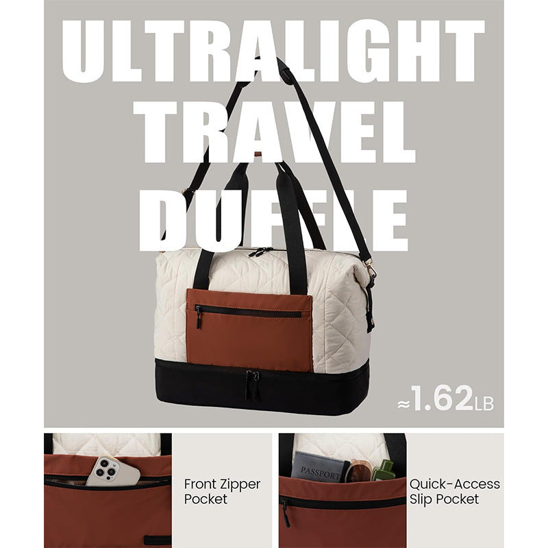 Multifunctional Travel Bag with Insulating Inner Compartment Bowlift