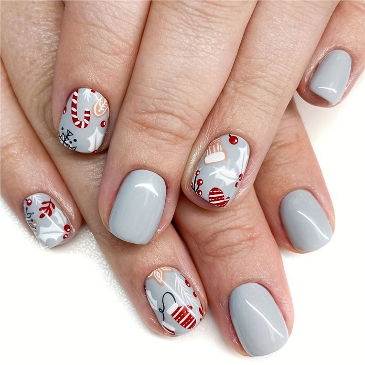 Festive Nail Art Wraps Bowlift