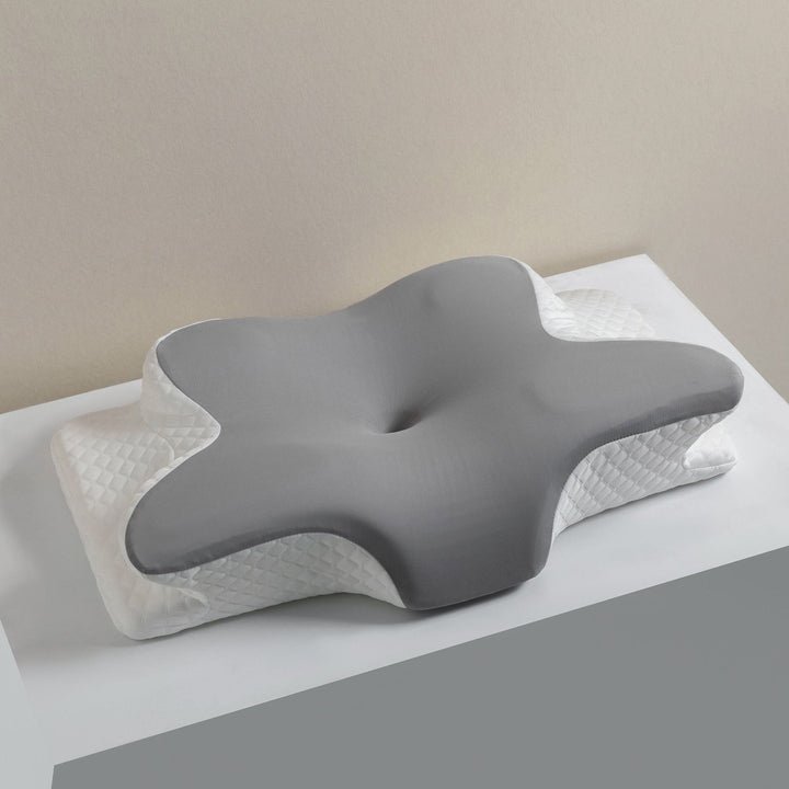 Ergonomic pillow with contoured design for optimal sleep Bowlift