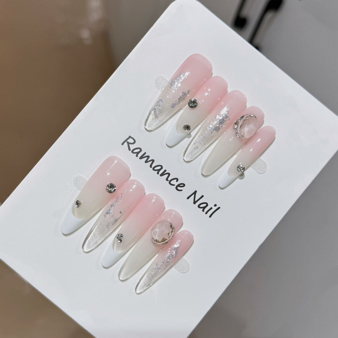 Elegant Press-On Nails Bowlift