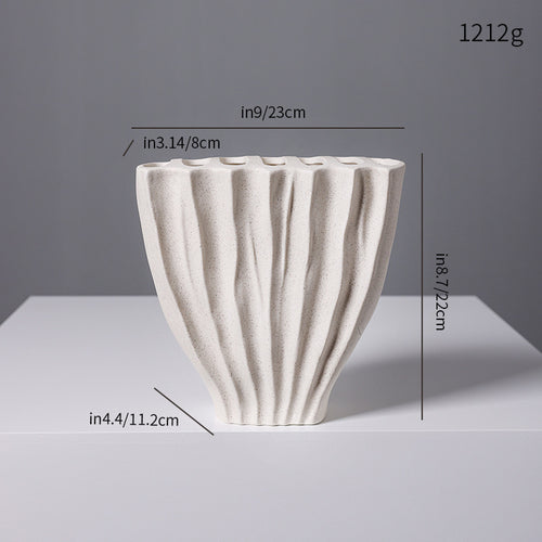 Decorative Textured Ceramic Vase