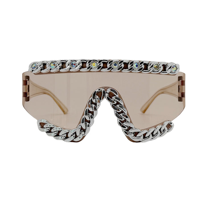 Ladies Fashion Sunglasses with Glamorous Crystal Embellishments Bowlift
