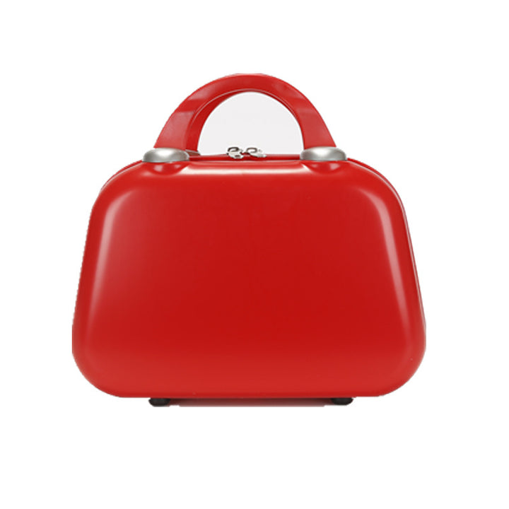 compact hard-shell travel cosmetic vanity case with dual top handles and secure zipper closure Bowlift