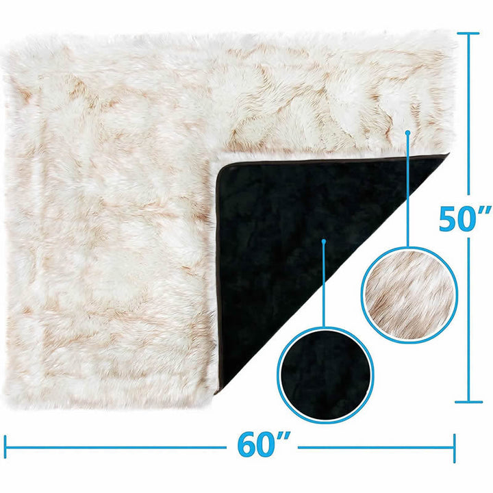 Unisex soft pet blanket with luxurious plush Bowlift