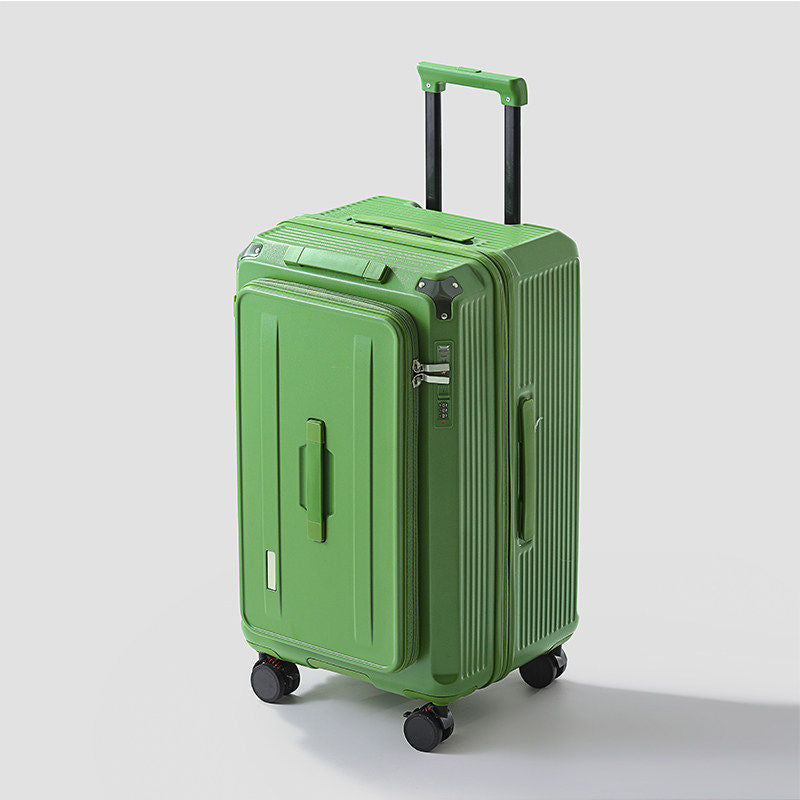 Premium Lockable Hard-Shell Rolling Suitcase