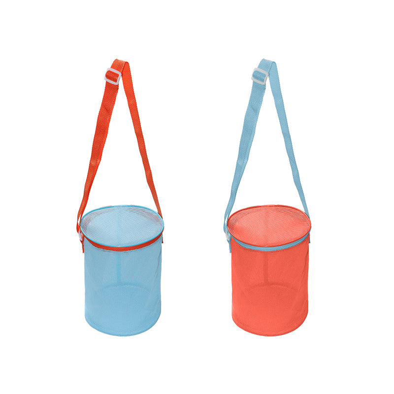 Toy storage bag with mesh design Bowlift