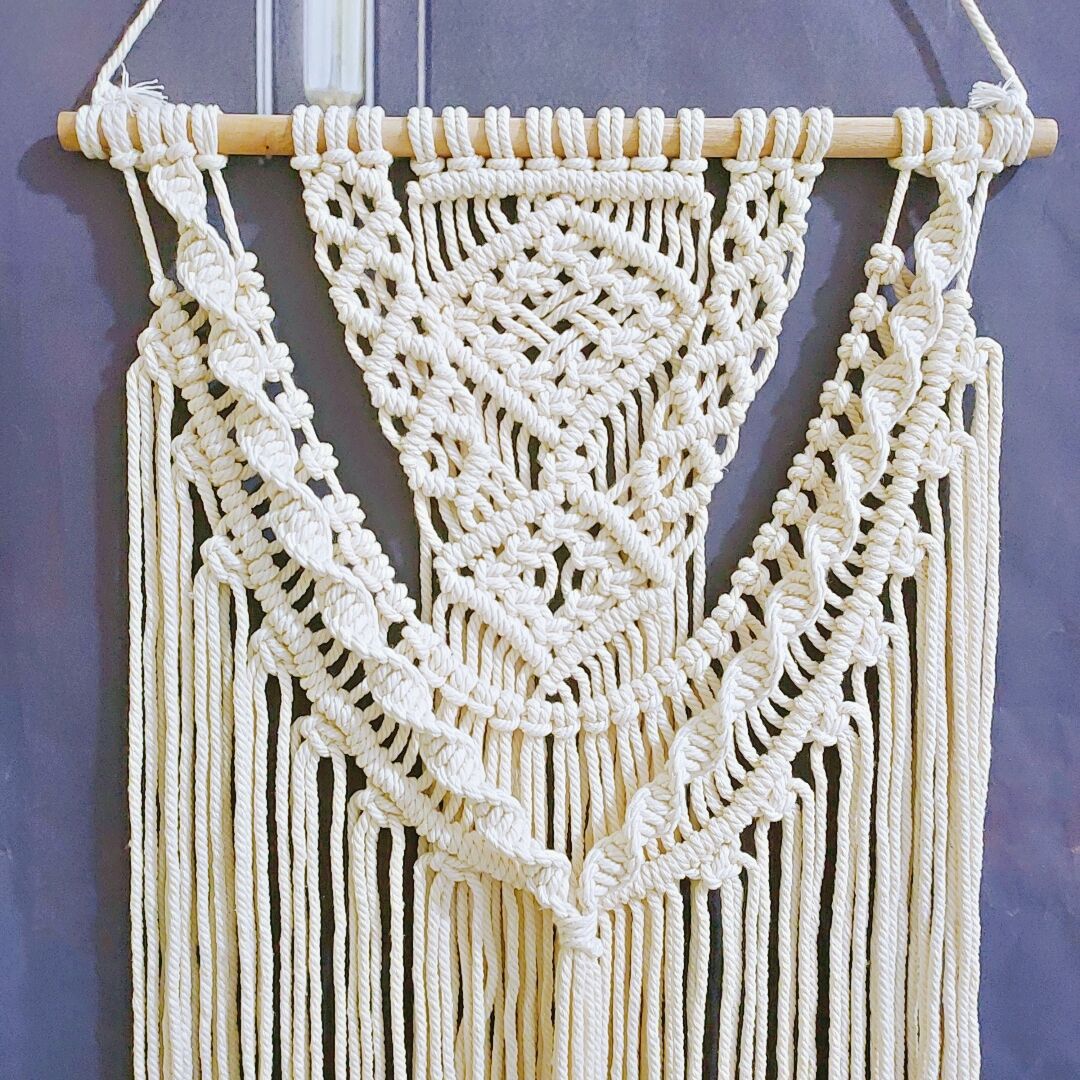 Macrame Wall Hanging Art Decor Bowlift