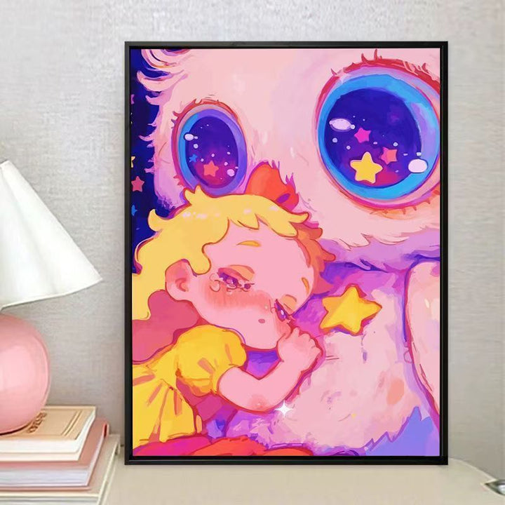 Whimsical Fantasy Character Canvas Art Print Bowlift