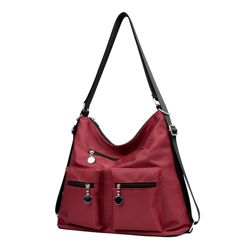 Spacious Multi-Pocket Shoulder Bag Bowlift