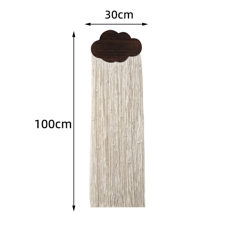 Macrame Wall Decor with Cloud Motif Bowlift