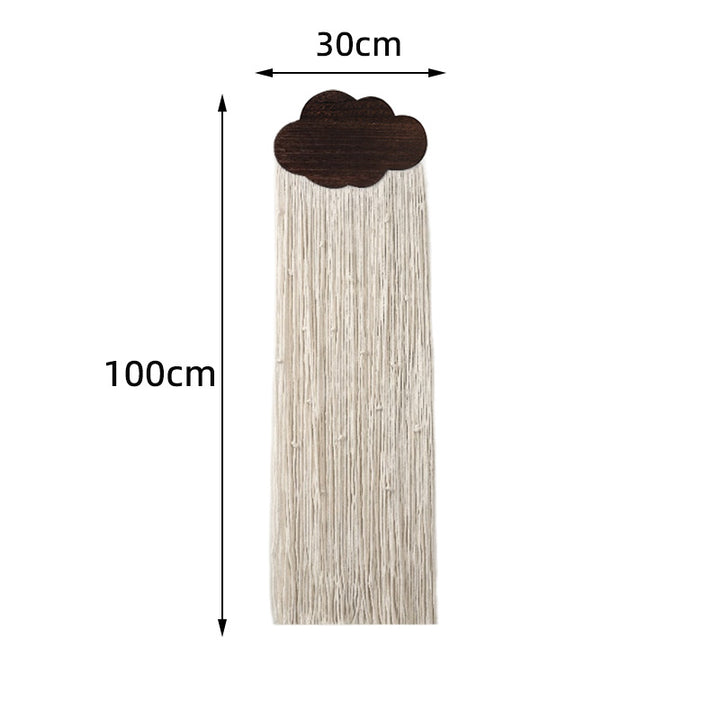 Macrame Wall Decor with Cloud Motif Bowlift