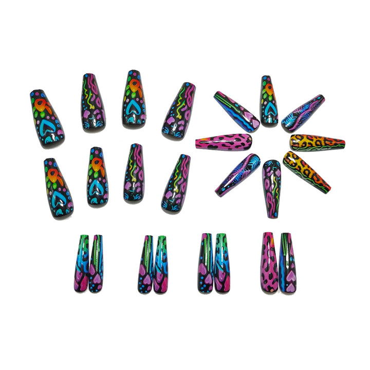 Trendy Neon Nail Art Bowlift