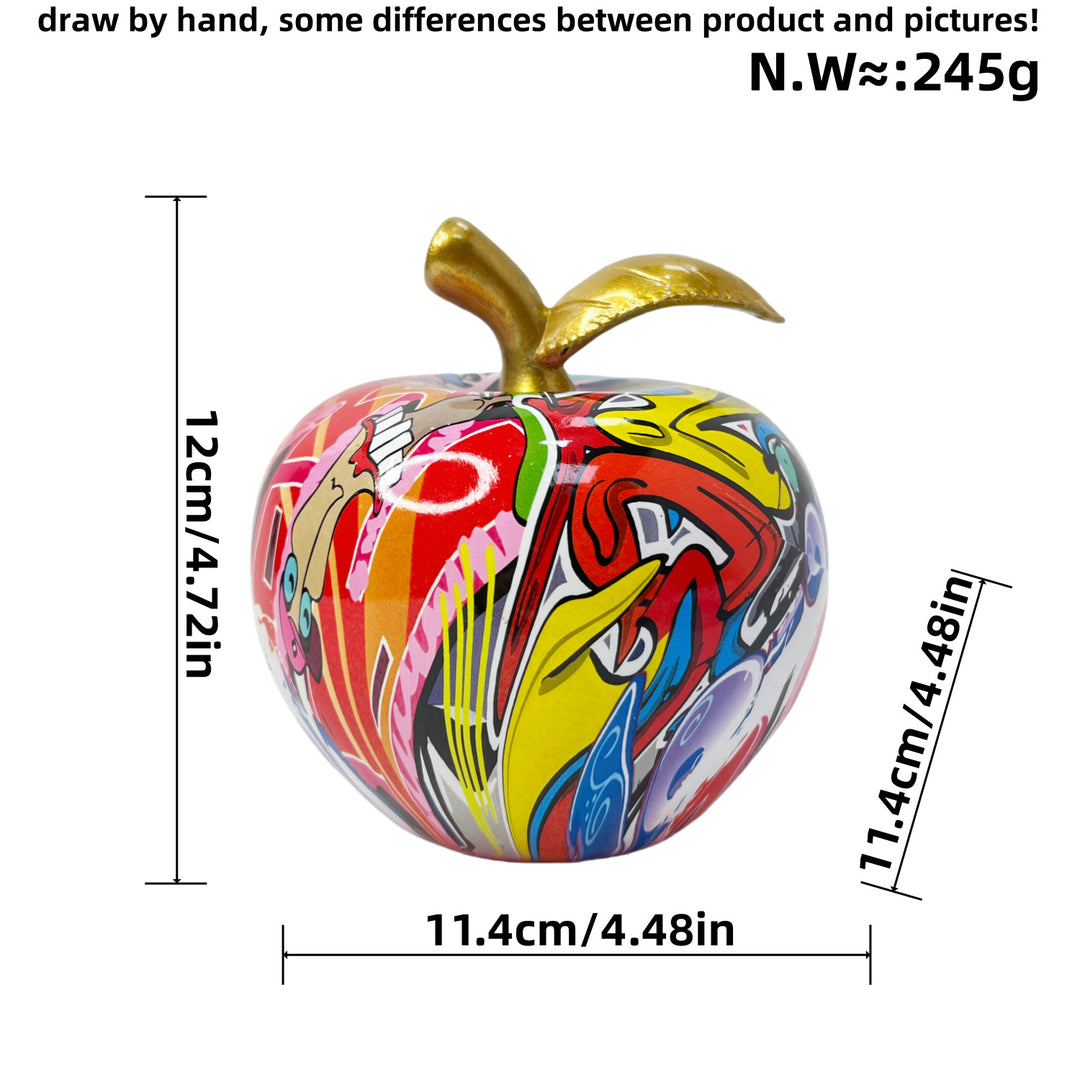 Decorative apple figure with artistic design Bowlift