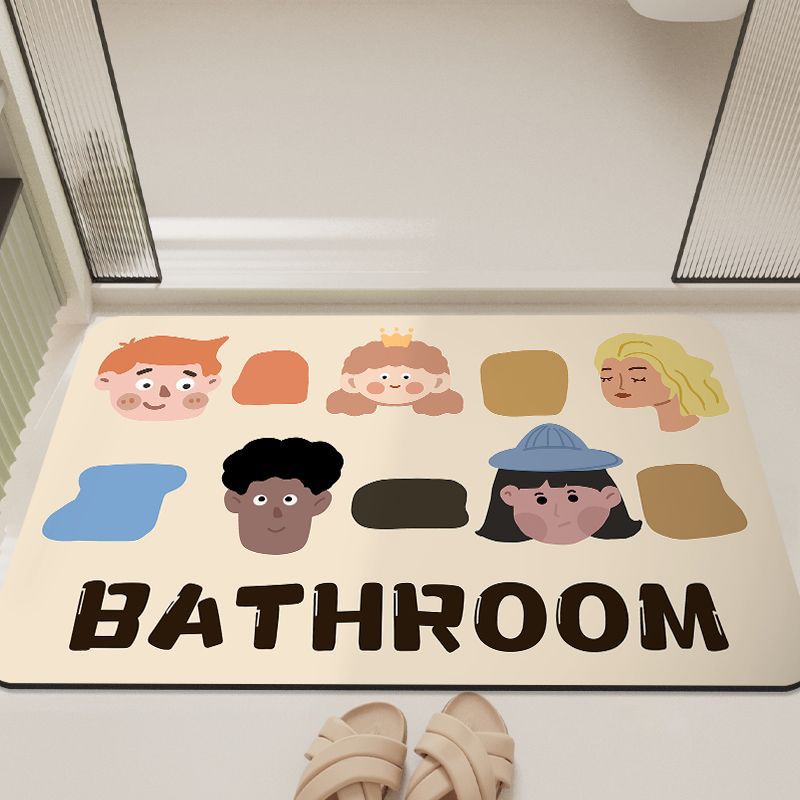 Cartoon-Inspired Bathroom Mat Bowlift