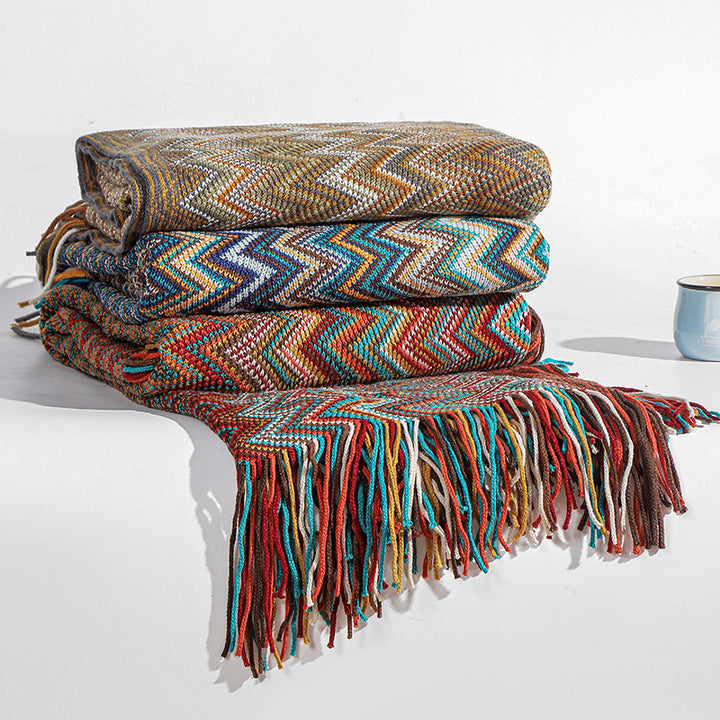 Cozy Knit Throw Blanket