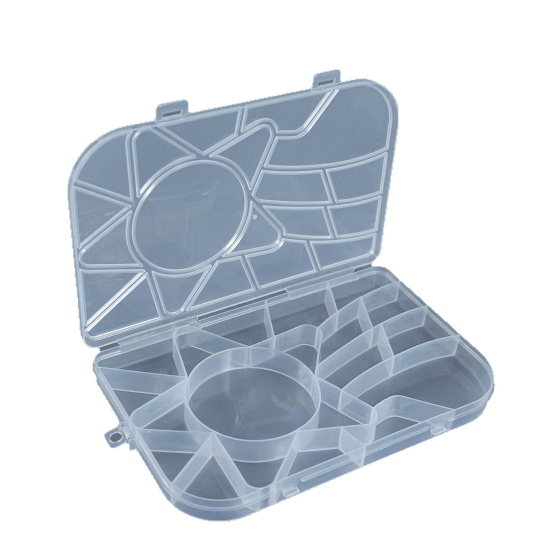 Clear Multi-Section Craft Organizing Box Bowlift
