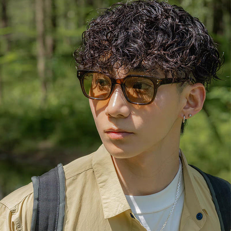 Men's Retro Square Sunglasses Bowlift