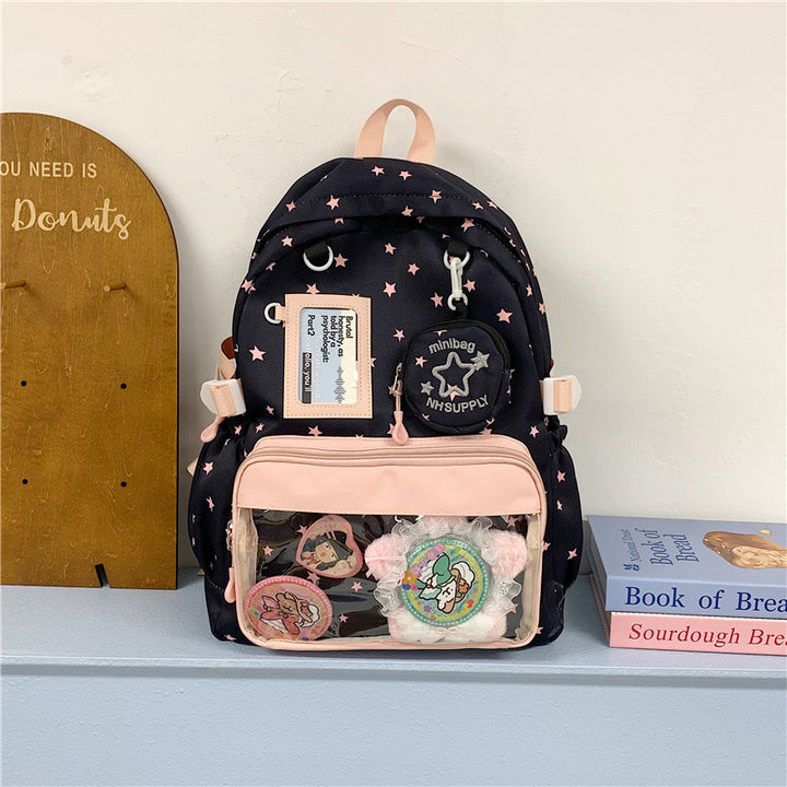 Quirky Star Print Backpack