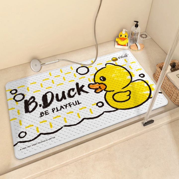 Playful Cartoon Shower Mat Bowlift