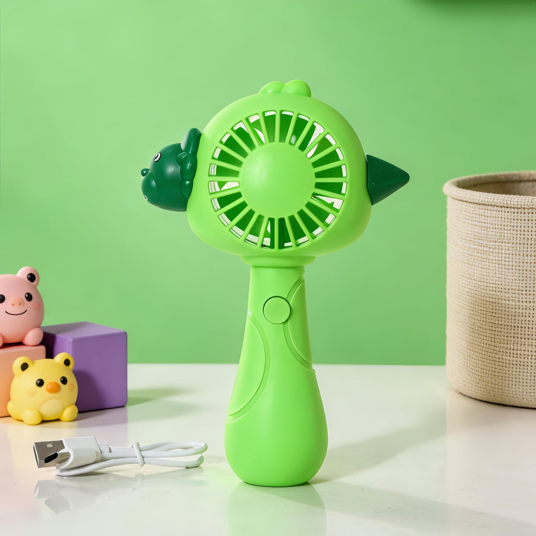Women's portable handheld fan in creative animal design Bowlift