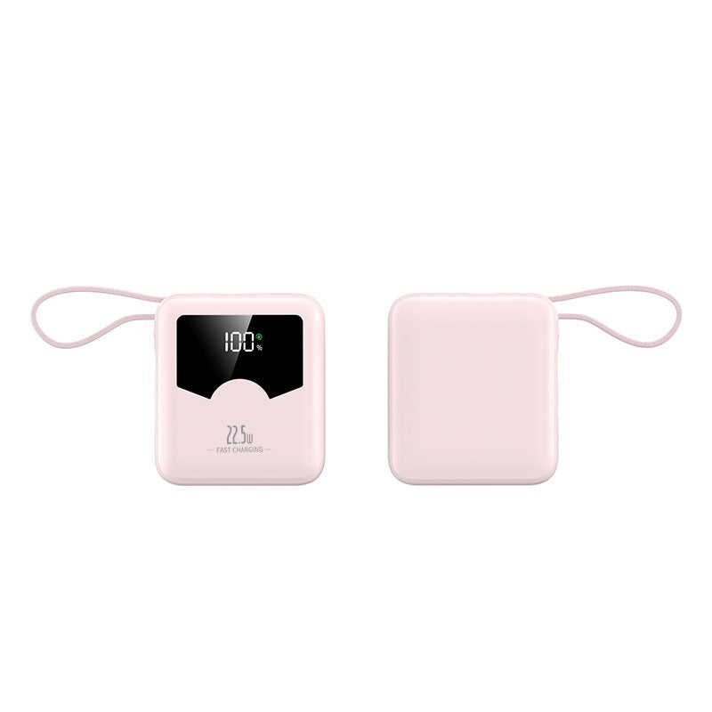 Portable power bank with digital charging display and fast charging function Bowlift