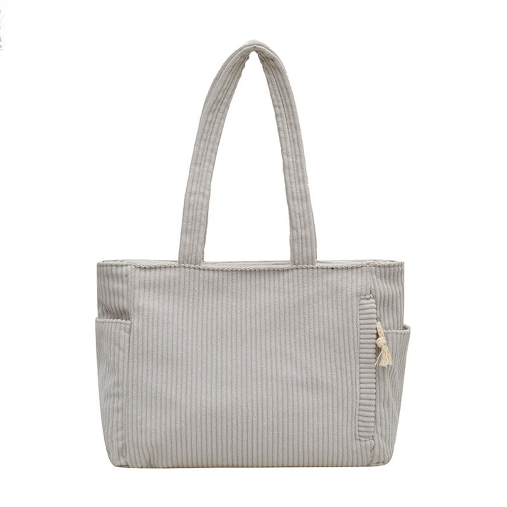 WoVersatile Corduroy Tote Bag Bowlift