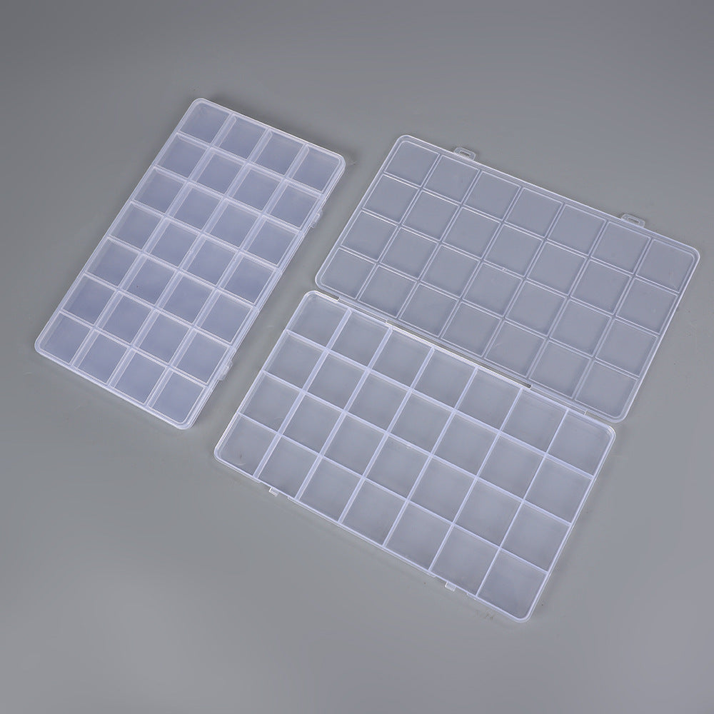 Clear Multi-Section Craft Supply Storage Case Bowlift