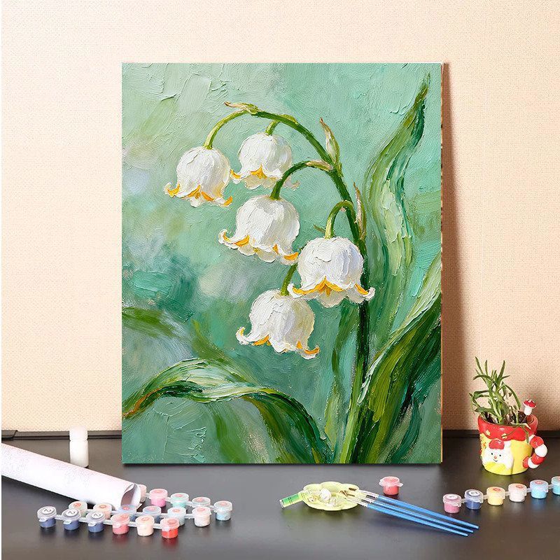 Art Paint by Numbers Kit Bowlift