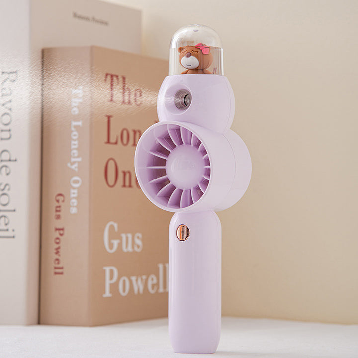 Ladies portable mini fan in cute animal design Bowlift
