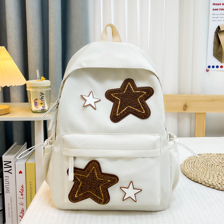 Casual Star Patterned Backpack