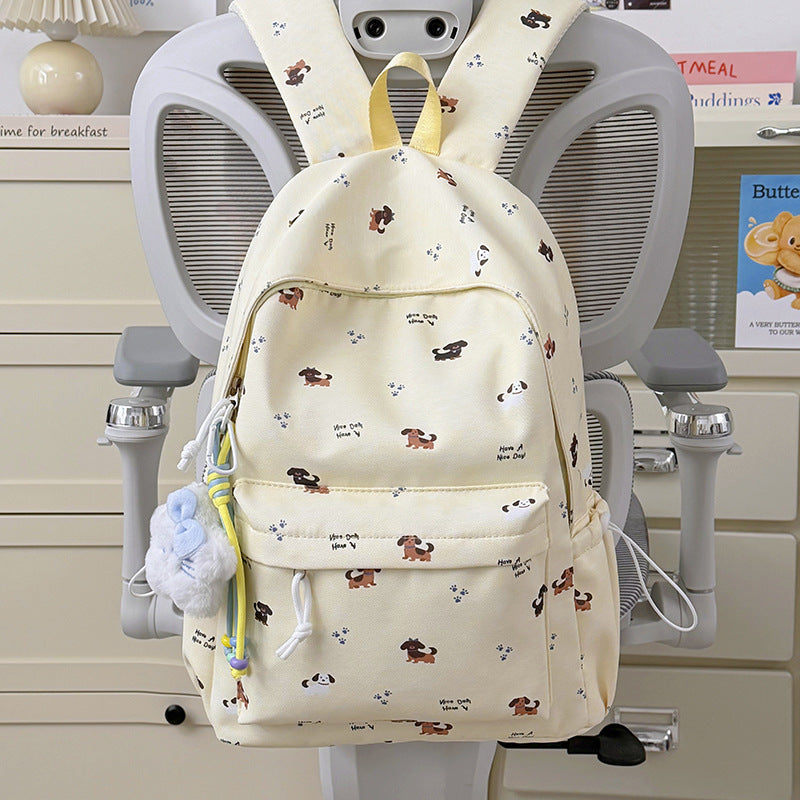 Cute Dog-Themed Backpack