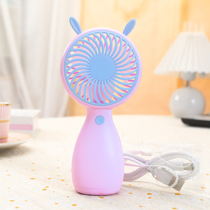 Ladies portable handheld fan with USB charging function Bowlift