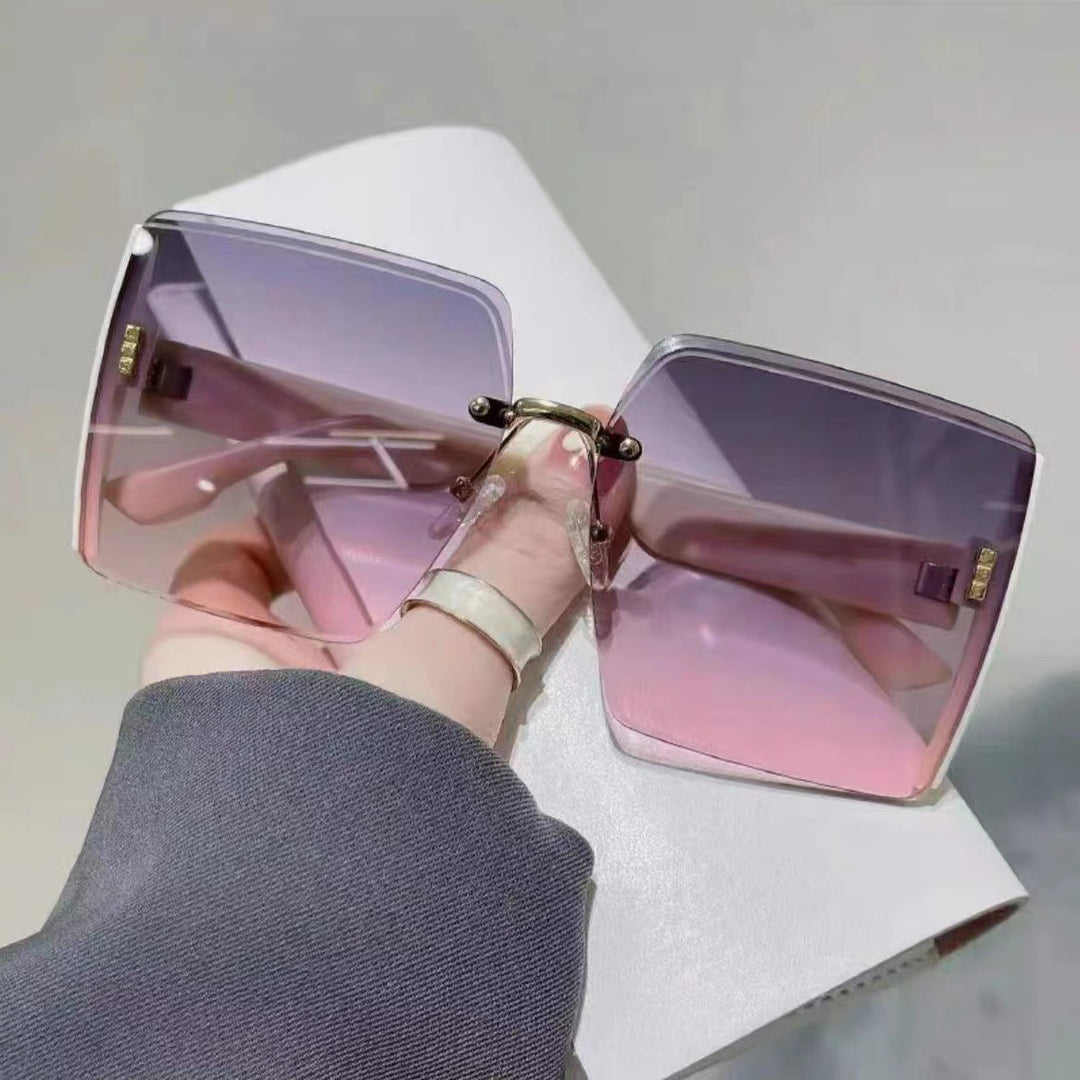 Women's oversized square sunglasses with UV protection Bowlift